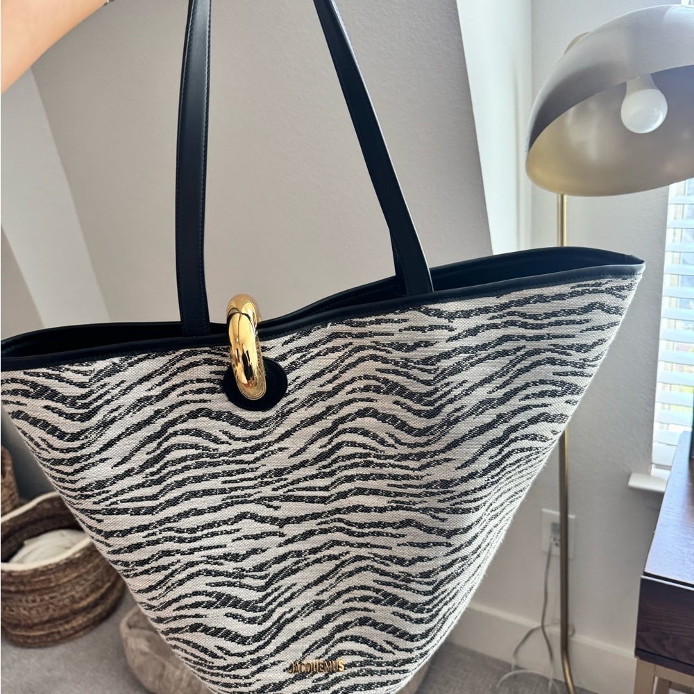 Jacquemus Le Bambola Zebra Tote
